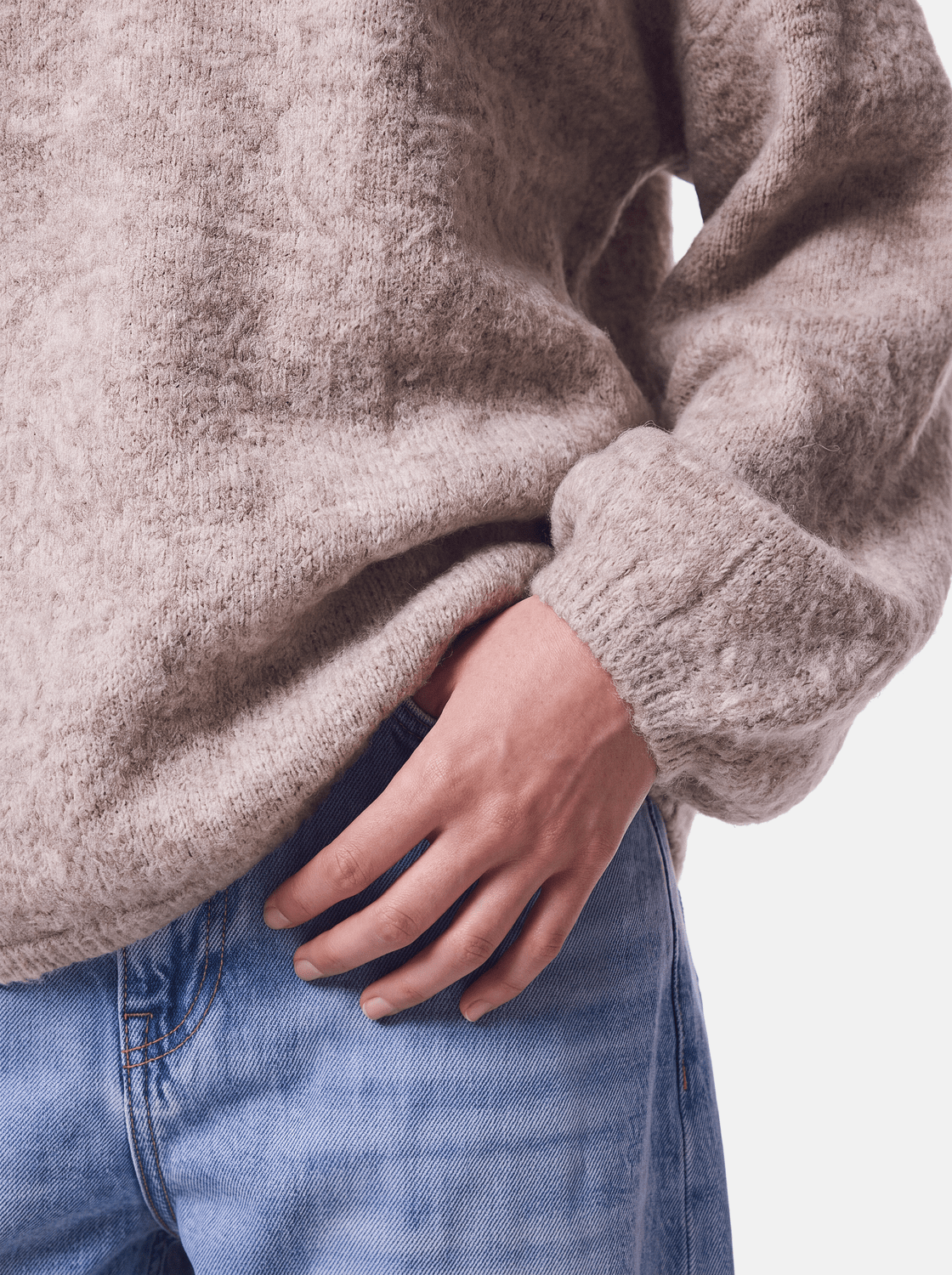 PCALLIE Pullover - Greige - VERO MODA & VILA Bergvik